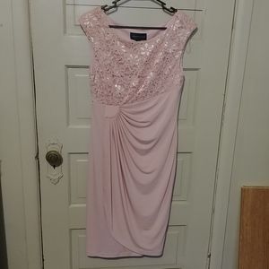 Pink semiformal dress